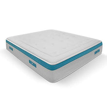 DUÉRMETE ONLINE Confezione Letto Completo con Materasso Sanex + Rete Rinforzata + Lenzuolo Protettivo Tencel + Imbottitura nordica + Cuscino, 90 x 190