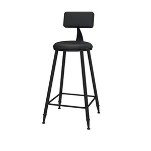 Sgabelli da Bar Sgabelli Altezza con Schienale Alto Sgabello in Ferro battuto Bar Stool Gold Metal Gamba, Cucina Colazione Sedia poggiapiedi for Bar Sala da Pranzo del caffè