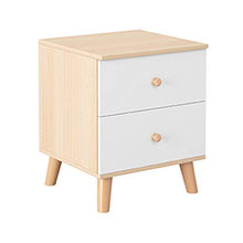 Comodino Multifunzionale Camera Comodino Piccolo Comodino Bagagli Piccolo Comodino contemporanea (Color : Natural, Size : 40x36x50.5cm)