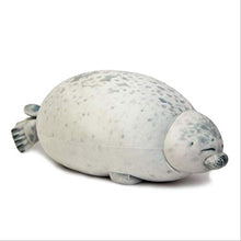 Yfkjh - Cuscino morbido per bambini, motivo: leone marino, con scritta "Sea leone", 80 cm, colore: Bianco