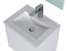 Marchio Amazon - Movian Layon - Mobile lavabo con specchio e lavandino, 61 x 46,5 x 58 cm, colore bianco