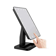 LOVEHOUGE Specchio Cosmetico con LED Bluetooth Specchio per Trucco con Luci E Lente d'Ingrandimento 10X,Touch Screen,Bluetooth Wireless,Vivavoce E Caricatore USB