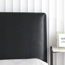 Copri Testata Letto Matrimoniale Ecopelle Nera/Bianco/Grigio, Fodera Per Testiera Decorazione Copri Testata Del Letto Testata Letto Copri Copertura Per Testiera Per Letto,B-180CM