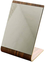 Specchio di Trucco Desktop Mirror Semplice Legno massello spogliatoio Specchio Portatile di Legno Desktop Mirror Pieghevole di Bellezza
