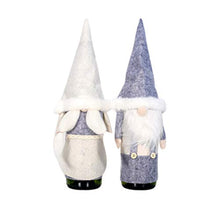 Vosarea 2 PZ Natale Copertura di Bottiglia Gnomo Natale Copertura della Bottiglia di Vino Ornamento Bottiglia Decorazione della Tavola di Natale