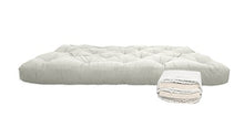 Futon in cotone con 8 cm di lattice, 140x200x13 cm