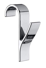 Wenko 81912500 Set di 4 Appendini per Termoarredo, in Plastica ABS Cromata, 2,5 x 10,5 x 7 cm