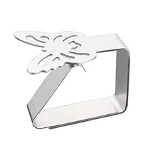 LLLucky Butterfly Flower Clip per tovaglia in Acciaio Inossidabile Supporto per Morsetto per tovaglia Farfalla Fai-da-Te