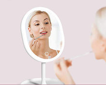 Specchio Luminoso A Led Specchio Per Il Trucco Specchio Cosmetico Per Studenti Dormitorio Pieghevole Portatile Da Tavolo Per Desktop Specchio Di Bellezza ， Adatto Per Viaggi Da Bagno Doccia Da Casa