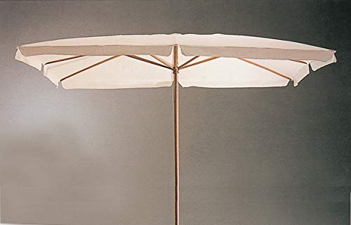 HOMEGARDEN Ombrellone in Legno per arredo Giardino cm 200 x 300 Esterno