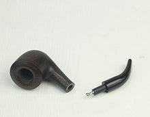 Piccola pipa da tabacco, tabacco/sigaretta Pipa da fumo in legno a doppio uso, comoda da impugnare, con attrezzi, A2
