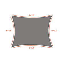 Parasole a baldacchino quadrato, resistente ai raggi UV, per pergola, piscina, cortile, giardino, attività all'aperto con tessuto resistente, personalizzabile (30 x 30 cm, verde scuro)