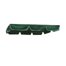 HBWHY - Copertura di ricambio per altalena, per altalena, resistente ai raggi UV, per giardino, patio, 3-4 posti, 164 x 114 x 15 cm, colore: verde