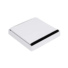 SONGMICS Cassapanca con Contenitore di 40 Litri, Pouf Poggiapiedi, Sgabello Pieghevole, Capacità di Carico di 300 kg, in Ecopelle, Seduta Imbottita, Bianco LSF30W