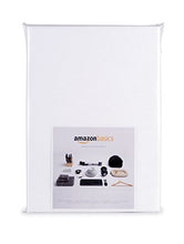 Amazon Basics - Coprimaterasso Impermeabile in Molton per Lettino, 70 x 140 cm, Bianco