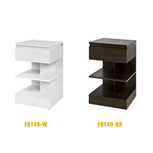 SoBuy® Tavolino da divano, tavolino da soggiorno, Comodini letto,con cassetto,FBT49-BR,IT