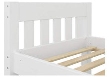 Erst-Holz Robusto Bianco Letto Classico 90x200 in Pino Laccato con doghe rigide Curve 60.38-09WFL