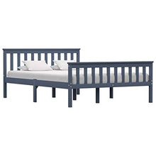SKM Giroletto Grigio in Legno Massello di Pino 140x200 cm (25kg)