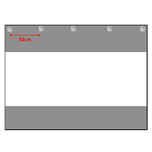 LSXIAO Trasparente Tenda di Tela, PVC Impermeabile Pannello della Porta, Resistente agli Agenti Atmosferici Compreso Il Gancio con Gommini Antiruggine per Garage, Pergola, Portico, Gazebo