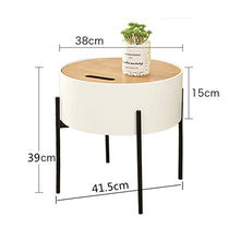 GXT WGZ- Comodino Camera Locker, Camera da Letto Comodino, Soggiorno Locker, Living Room Divano Fianco del Mobile (Color : White)