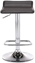 CLP Sgabello Bar Dyn Imbottito in Similpelle I Sedia Bancone Regolabile 60-78 CM I Sgabello Alto Girevole 360°, Colore:Marrone