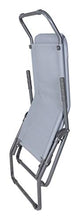 VERDELOOK Lettino Riccione da Spiaggia, 94x58x82 cm, Grigio