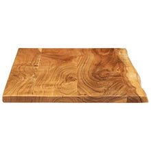 vidaXL Legno Massello di Acacia Piano per Lavabo Bagno Ripiano per Lavello Rustico Mensola per Lavandino Accessori per Bagno 118x55x2,5 cm