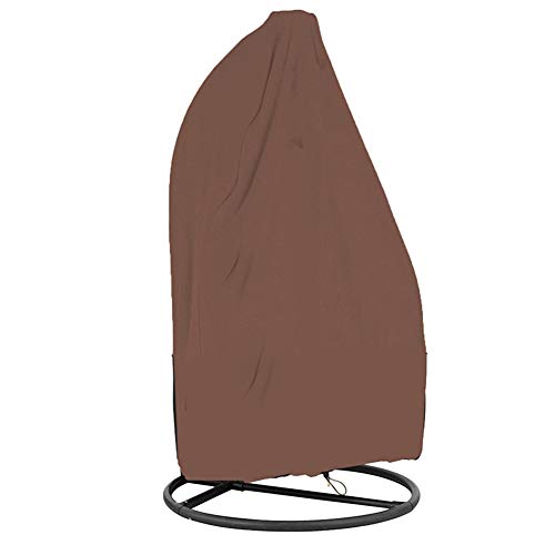 zcyg Copertura di Ricambio Dondolo da Giardino Copertura per Mobili, Giardino Patio Mobili Cover Impermeabile Sedia Aderente All'aperto Sedie A Sospensione Coperture (Beige)