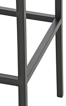 CLP Sgabello Bar Montreal Imbottito In Similpelle I Sgabello Panchetto Design Cucina o Bar Telaio 4 Gambe Alt 85 CM, Colore:arancione, Colore del telaio:nero