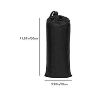 Namvo 210D Tessuto Impermeabile Rivestito in Argento, Antipolvere, Copertura per Tosaerba a Spinta con Custodia (Nera)