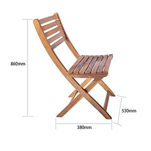 XZQ Sedie Pieghevoli Sedia A Sdraio da Giardino Balcone Interno in Legno Campeggio Pranzo All'aperto Snack caffè Sedia da Pesca (Color : Brown(2), Size : 530 * 380 * 860mm)