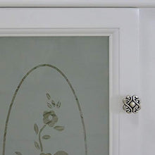 Base con lavabo da bagno design provenzale con vetro decorato opaco