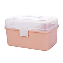 Plastica Pronto Soccorso Container Bin Famiglia Kit di Emergenza Storage Box Organizzatore Medicina Box w/Vassoio Staccabile