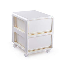 QiHaoHeji - Cassetto portaoggetti Portatile, in plastica, per Armadio, Abbigliamento, Armadio, plastica, Bianco, 45.5x36x41.5cm