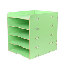 Schedario Classificatore Verticale Cartella del Desktop, Portariviste in Legno Scaffale per Cancelleria A più Piani, Forniture per Ufficio O Articoli per La Casa (Size : #8)