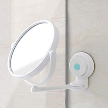 KK Timo. Nuova Potente Ventosa Pieghevole Specchio Bagno Bagno Regolabile Specchio Bellezza Specchio Bianco