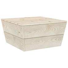 FAMIROSA Set Divani da Giardino su Pallet 4 pz in Legno Abete Impregnato
