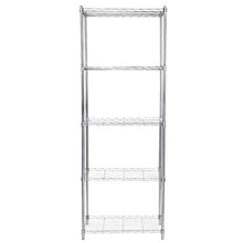 Scaffali in Piedi, scaffali in Metallo a 5 Ripiani Scaffalatura portaoggetti Scaffale da Cucina Indipendente Scaffale da Cucina per spazi Stretti Soggiorno Camera da Letto Corridoi