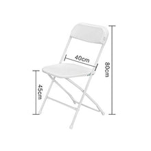 JCXOZ-Sedia Pieghevole Plastica Sedia Pieghevole, Home Indietro Sedia Facile da trasportare all'aperto Giardino Scrivania Sedia Chair