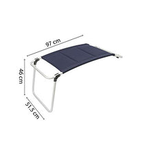 Campart Poggiapiedi di Alta qualità CH-0593, Blu Marino, 99 x 54,5 x 39,5 cm