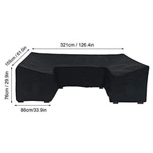 Omabeta Protezione per Divano Forniture per Esterni Copridivano per parapolvere Copridivano Resistente per Balcone Esterno