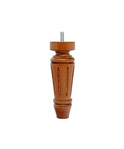 La Fabbrica di Piedi am20170191 Gioco di 4 Piedi per Letto Legno ciliegio 15 x 5 x 5 cm