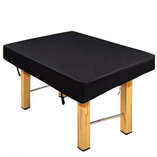 Mumusuki Tovaglia Accessori per mobili Cover Protettiva Antipolvere per Biliardo Copertura Tavolo Impermeabile (142x132x38cm)(Nero)