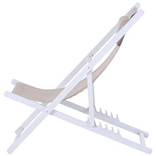Outsunny Set 2 Sedie Poltrona Sdraio da Esterni, Pieghevoli e Reclinabili, in Alluminio, Bianco, 96.4 x 58 x 91.5cm