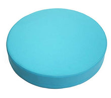 GGoty Tatami Cuscino Addensato Rotondo Finestra A Baia Materasso Futon Cuscino Cuscino Cuscino Futon Lavabile Cuscino Traspirante Sedia Pad con Cerniera (Celeste, 50 x 50 x 10 cm)
