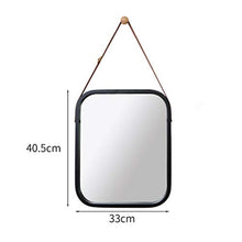IG Nordico Specchio Rotondo Parete Appeso Zeno Bagno Specchio a Muro a Muro Specchio Specchio Bagno Bagno Appeso Specchio,Nero
