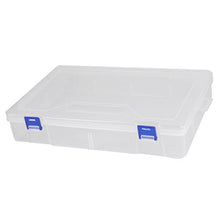 DealMux plastica Home Viaggiare rettangolari Sundries di immagazzinaggio Box Container Clear Blue