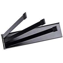 WPHH Porta Asciugamani Rack Girevole, Portasciugamani in Ferro Battuto Nero Opaco, Porta Salviette Senza Foratura Fissato al Muro con 3 Bracci Pieghevoli per Bagno Cucina,Nero