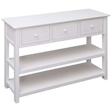 SKM Credenza Bianca 115x30x76 cm in Legno (14.35kg)