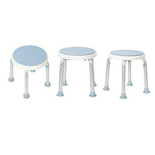 Sgabello da Doccia Bagno regolabile Sgabello rotondo Sedia da doccia alluminio durevole Leg strumento gratuito antiscivolo sgabello da bagno Sgabello per Piedini in Gomma Antiscivolo per Mobilità